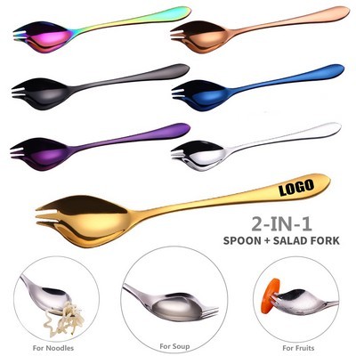 7.16" Elegant 2" 1 Salad Fork Spoon
