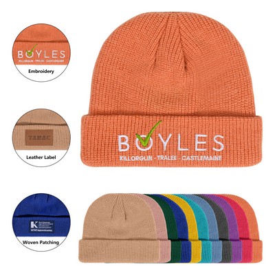 Unisex Thick Knit Beanie