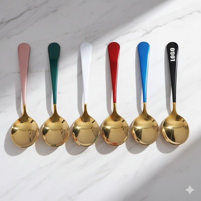 6.22" Dual Color Gold Spoon