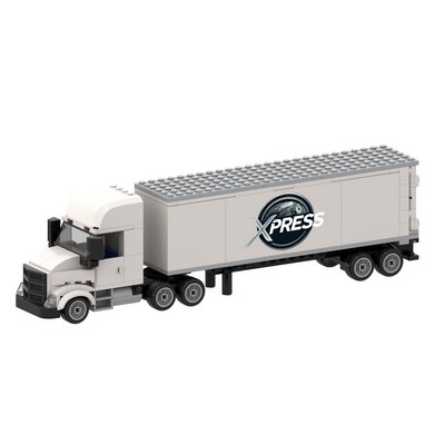 Large Semi-Truck Toy Brick Kit