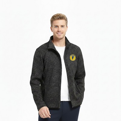 Men's Full-Zip Sweater Fleece Jacket