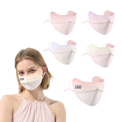 Blush Gradient Sun Protection Mask