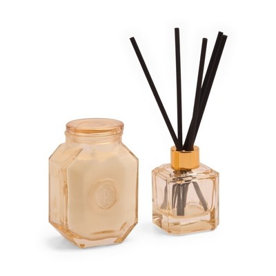 Botanica 2.8floz White Glass Diffuser - Cotton & Teak