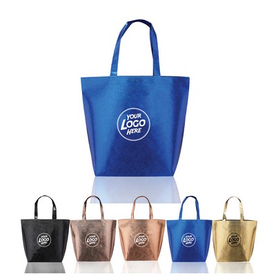 New Castle Non-woven Metallic Tote Bags