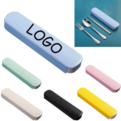 Reusable Portable Stainless Steel Cutlery Set