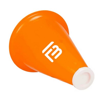 Plastic Superfan Popcorn Cheer Megaphone