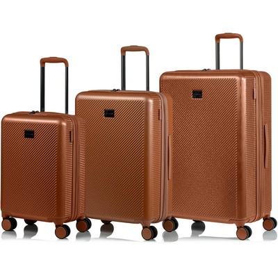 Champs Luggage Iconic Ii Luggage Size 3 Pieces - Rose Gold