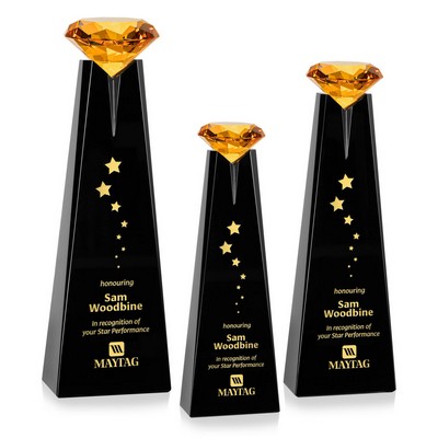 Alicia Gemstone Award - Black/Amber