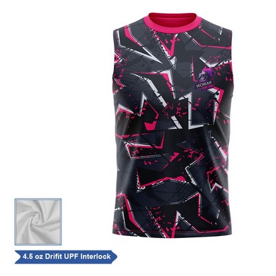 Sublimation UPF DriFit Sleeveless T-Shirt - Men, Women, Kids