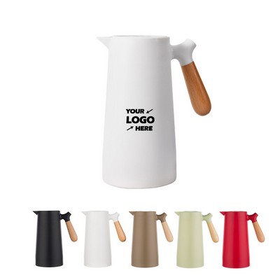 Insulated Kettle With Wooden Handle