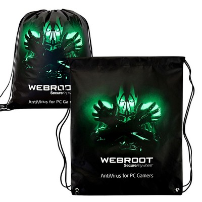 100g Laminated Non-Woven PP Custom Drawstring Backpack (14"x17.75")