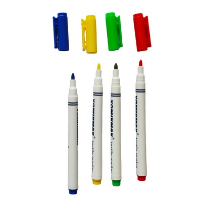 4 Color Fabric Marker Set