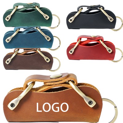 Multifunctional Cowhide Key Case