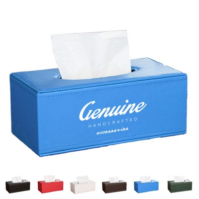 PU Leather Tissue Box