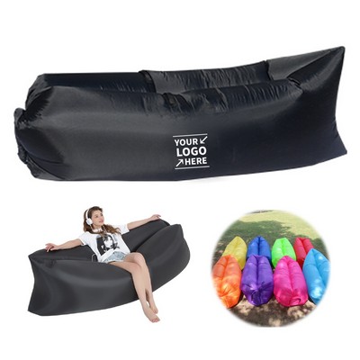 Portable PVC Outdoor Inflatable Sofa Bed Beach Lounger Chair