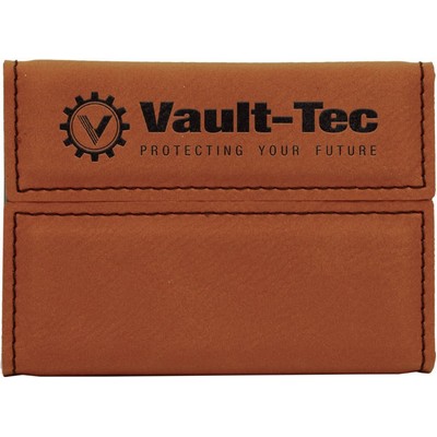 Leatherette Hard Business Card Holder