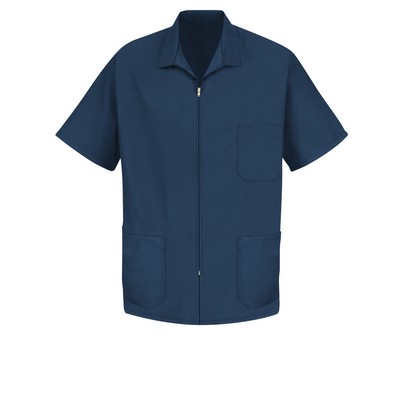 Red Kap Housekeeping - Men's Zip-Front Smock