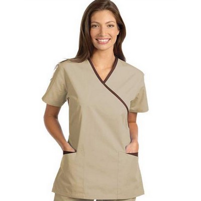Fashion Seal - Environmental Services/Housekeeping - Women's Crossover Tunic Top