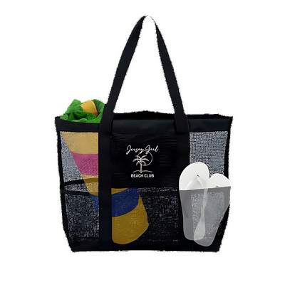 Deluxe Mesh Beach Tote Bag