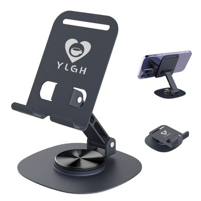 Metal Phone Stand With Spinned Base