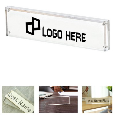 Acrylic Desktop Position Display Nameplate