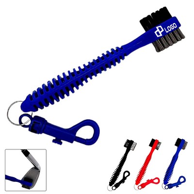 Double-Faced Multi-Functional Golf Club Cleaner