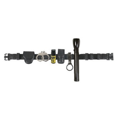 Synthetic Leather Gear Belt Combo