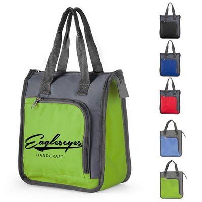 Waterproof Insulated Lunch Tote Bag with Zip
