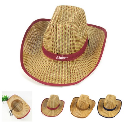 Natural Straw Cowboy Hat