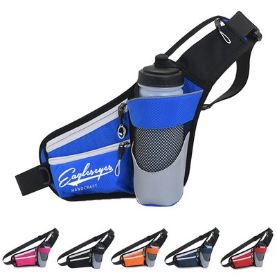 Fitness Fanny Pack with Water Bottle Holder
