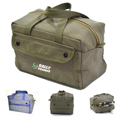 Brass Zipper Mechanics Tool Bag