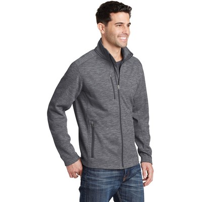 Port Authority® Digi Stripe Fleece Jacket