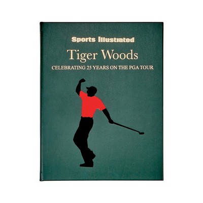 Tiger Woods: Celebrating 25 Years on the PGA Tour Leather Bound Book