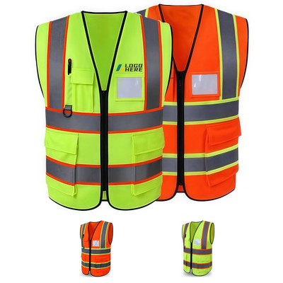 Reflective Mesh Safety Vest for Adults