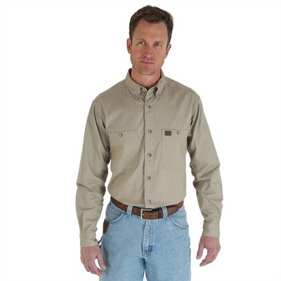 Wrangler Riggs Workwear Long Sleeve Twill Work Shirt