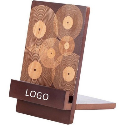 Wooden Record Holder W/ Custom Imprint