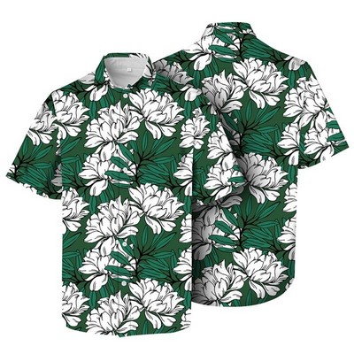 Cotton Men's Hawaiian Shirt ( Full Color Digital )