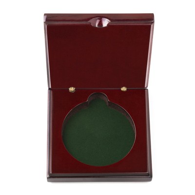 Rosewood Piano Finish Coin/Medal Box