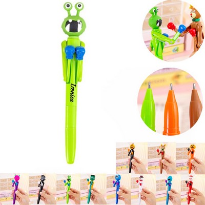 Boxing Pen with Punching Arm and Crisp Button Sound