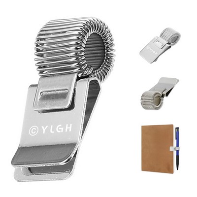 Spring Loop Pen Holder Short Clip