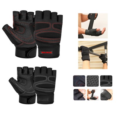 Workout Gloves with Breathable Design