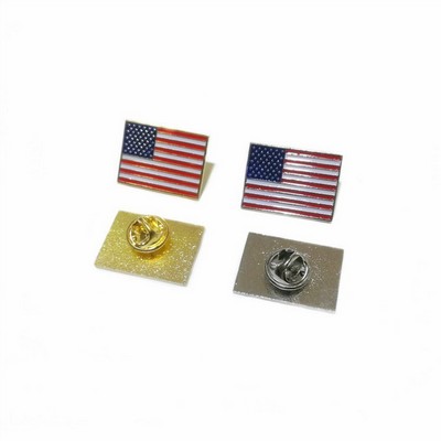 Metal American Flag Lapel Pin