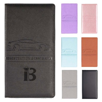 PU Leather ID Driver's License Storage Card Bag