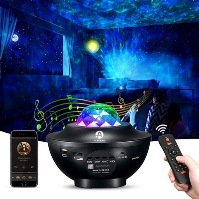 Night Light Projector with Bluetooth Speaker