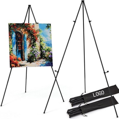 Foldable Large-Sized Metal Tripod Easel