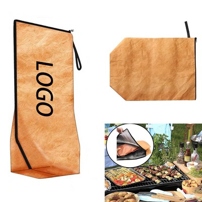 Zippered Barbecue Blanket With Aluminum Foil Insulation Bag