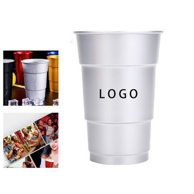 16 Oz Reusable Cups Bulk Aluminum Drinkware Events