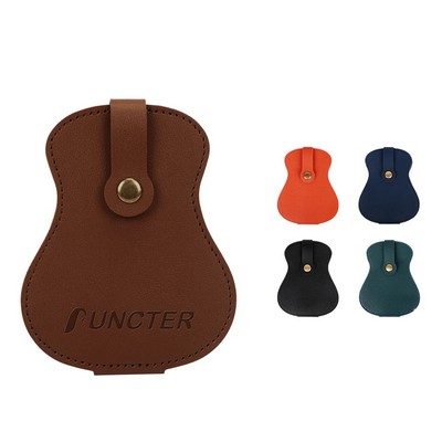 PU Leathe Guitar Picks Case