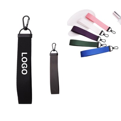 Solid Colors Ribbon Keychain Key Chain Lanyard