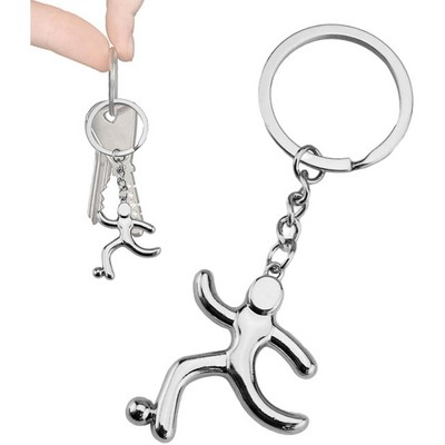 Football Player Keychain